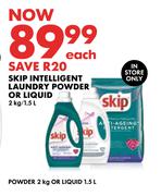 Skip Intelligent Laundry Powder Or Liquid-2Kg/1.5L