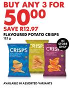Crisps Flavoured Potato Chips-For Any 3 x 125g