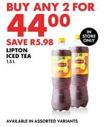 Lipton Iced Tea-For Any 2 x 1.5L