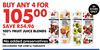 Fruit Juice Blends-For Any 4 x 1L