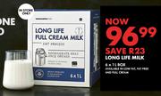 Wool Worths Food Long Life Milk-6 x 1L