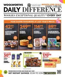 Woolworths KwaZulu-Natal : Daily Difference (23 March - 05 April 2026)