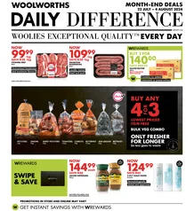 Woolworths KwaZulu-Natal : Daily Difference (22 July - 04 August 2024)