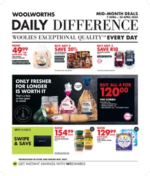 Woolworths KwaZulu-Natal : Daily Difference (07 April - 20 April 2025)