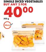 Single Diced Vegetables-For Any 2 x 500g