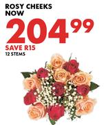 Rosy Cheeks-12 Stems