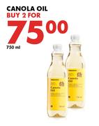 Canola Oil-For 2 x 750ml