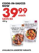 Cook In Sauces-400g Each