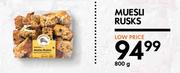 Muesli Rusks-800g