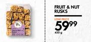 Fruit & Nut Rusks-450g
