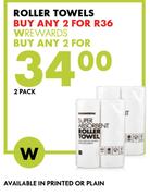 Roller Towels-For 2 x 2's Pack