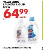 W.Lab Auto Laundry Liquid-1.5Ltr Each
