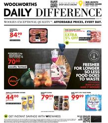 Woolworths Western Cape & Eastern Cape : Daily Difference (09 May - 22 May 2022)