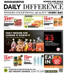 Woolworths Western Cape & Eastern Cape : Daily Difference (21 July - 03 August 2025)