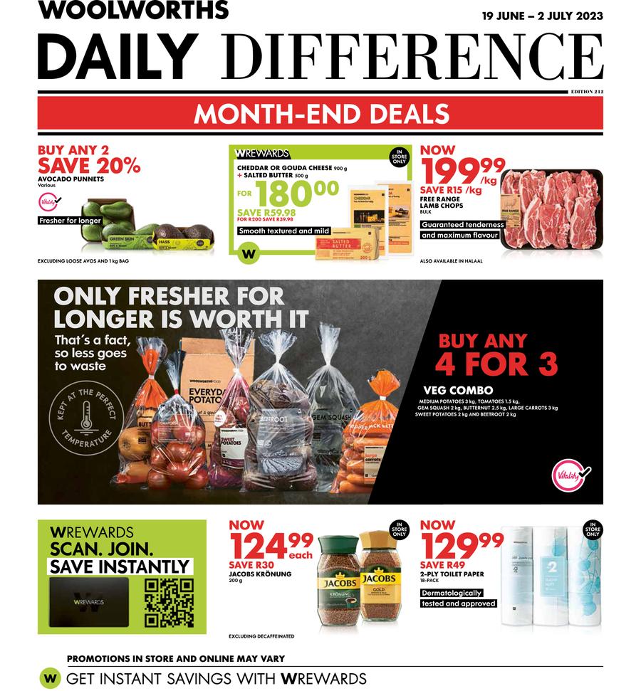 Woolworths Western & Eastern Cape : Daily Difference (19 June - 02 July  2023) —