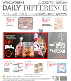 Woolworths Western Cape & Eastern Cape : Daily Difference (08 August - 21 August 2022), page 1