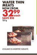 Wafer Thin Meats-125g Each