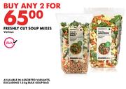 Freshly Cut Soup Mixes Various-For 2