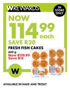 Fresh Fish Cakes-600g