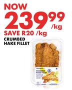 Crumbed Hake Fillet-Per Kg