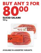 Sliced Salami-For 2 x 100g