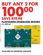 Flavoured Sparkling Mixers-For 2 x 6 x 200ml