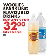 Woolies Sparkling Flavoured Drinks-For Any 2 x 2Ltr