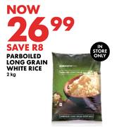 Parboiled Long Grain White Rice-2Kg