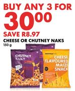 Cheese Or Chunky Naks-For 3 x 150g