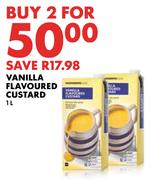 Vanilla Flavoured Custard-For 2 x 1L