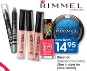 Rimmel Selected Cosmetics-Each