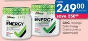 GNC Puredge Daily Energy Cherry-Lime Or Watermelon-Per Pack