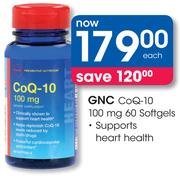 GNC CoQ-10 100mg 60 Softgels