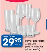 Royal Leerdam Glass Sets-Per Set