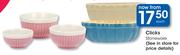 Clicks Stoneware-Each