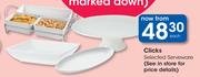 Clicks Selected Serve Ware-Each