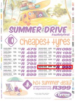 Tyres & More : Summer Drive (15 Nov 2018 - 31 Jan 2019), page 1