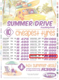 Tyres & More : Summer Drive (15 Nov 2018 - 31 Jan 2019), page 1