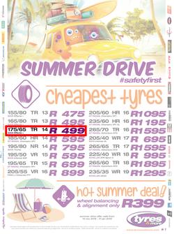 Tyres & More : Summer Drive (15 Nov 2018 - 31 Jan 2019), page 1