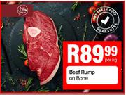 Beef Rump On Bone-Per Kg