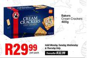 Bakers Cream Crackers-400g Per Pack