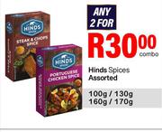 Hinds Spices Assorted-For 2 x 100g/130g/160g/170g