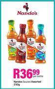 Nandos Sauces Assorted-250g Per Bottle
