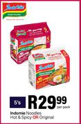 Indomie Noodles Hot & Spicy Or Original-5's Per Pack