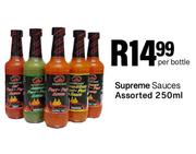 Supreme Sauces Assorted-250ml Per Bottle
