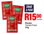 Rhodes Tomato Paste-For 3 x 50g