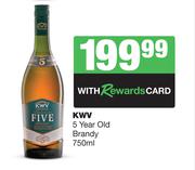 KWV 5 Year Old Brandy-750ml