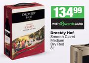 Drostdy Hof Smooth Claret Medium Dry Red-3L