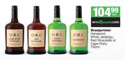 Oranjerivier Hanepoot White Jerepigo,Red Muscadel Or Cape Ruby-750ml Each