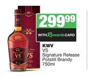 KWV VS Signature Release Potstill Brandy-750ml